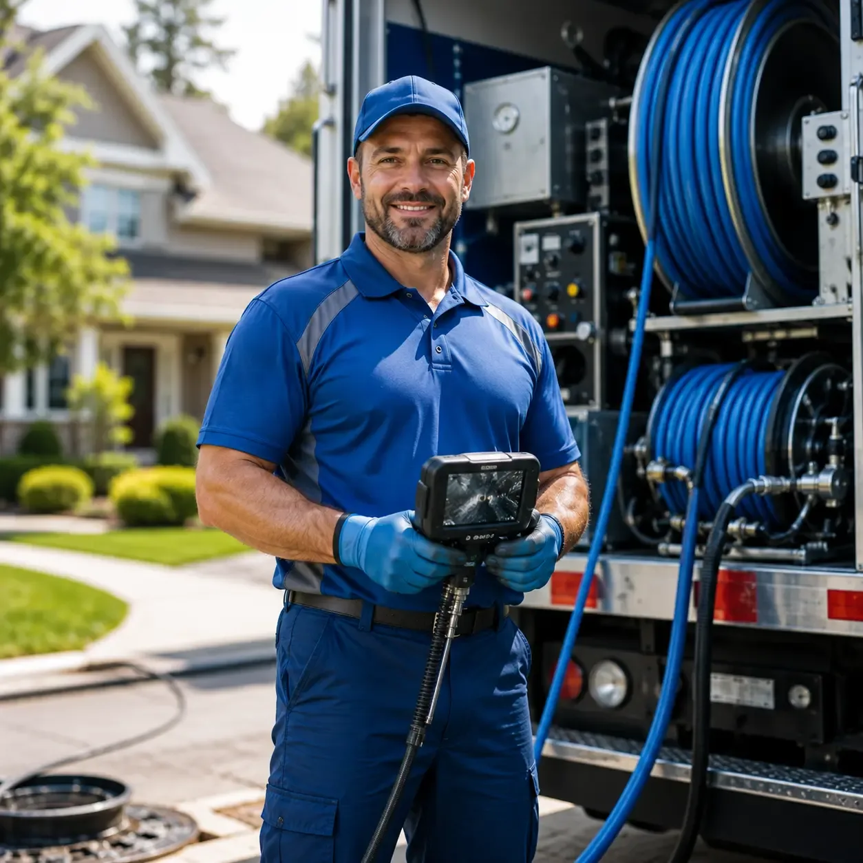 Local outdoor drain cleaning specialists in Lakeside, MI